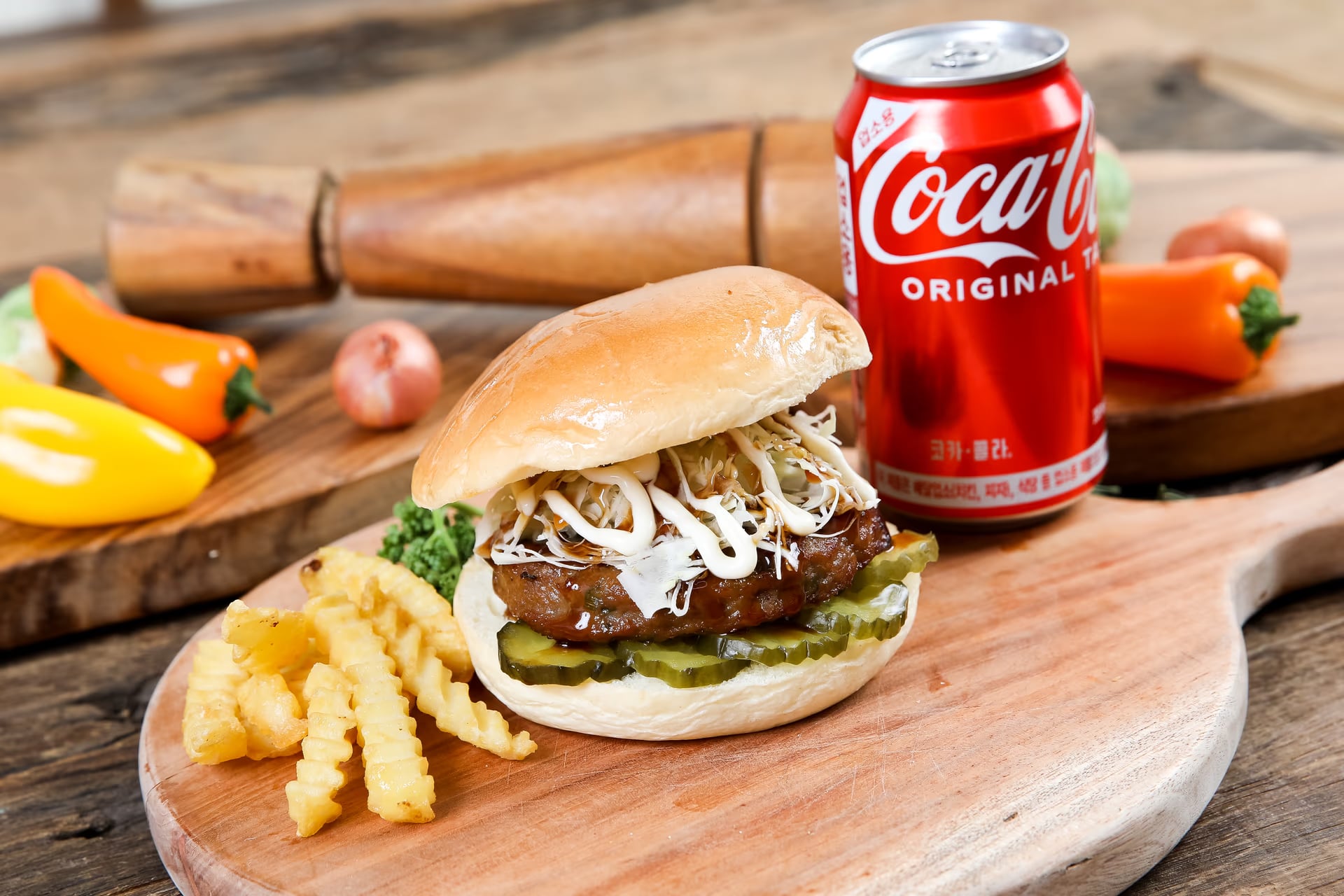 시장버거 다른 버전 컷 - 소스 타입 비교용