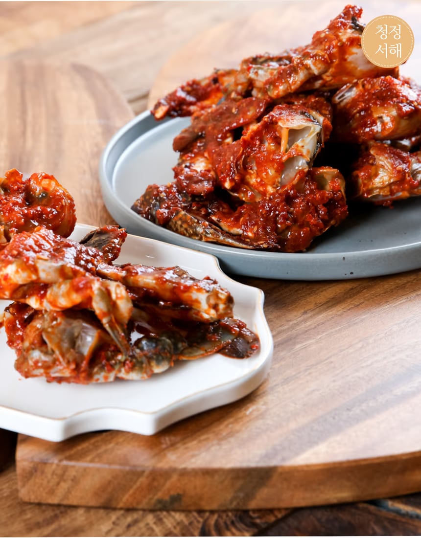 연평도산 꽃게 원물 컷 - 산지 특성 전달