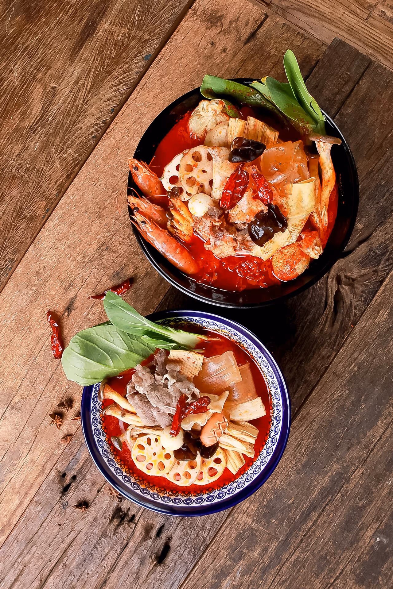 마라탕 음식사진 촬영 포트폴리오 - 마라탕·꿔바로우·마라롱샤 메뉴 사례