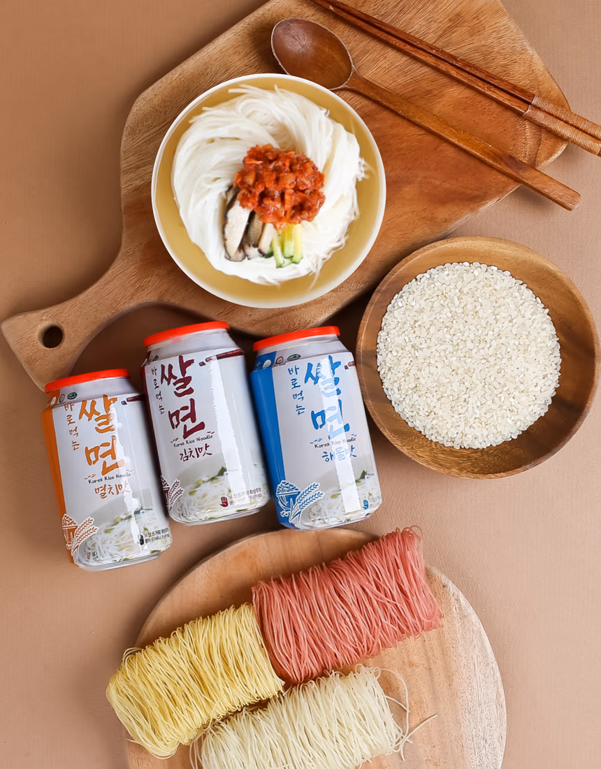 쌀국수 음식사진 촬영 포트폴리오 - 퓨전국밥·캔 간편식·반미 세트 사례