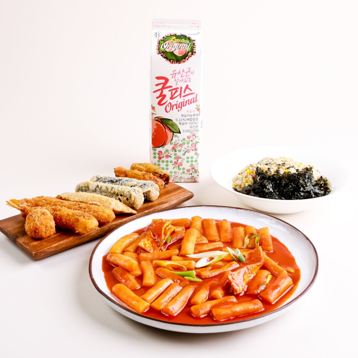 분식 라인업 — 여러 메뉴 구성