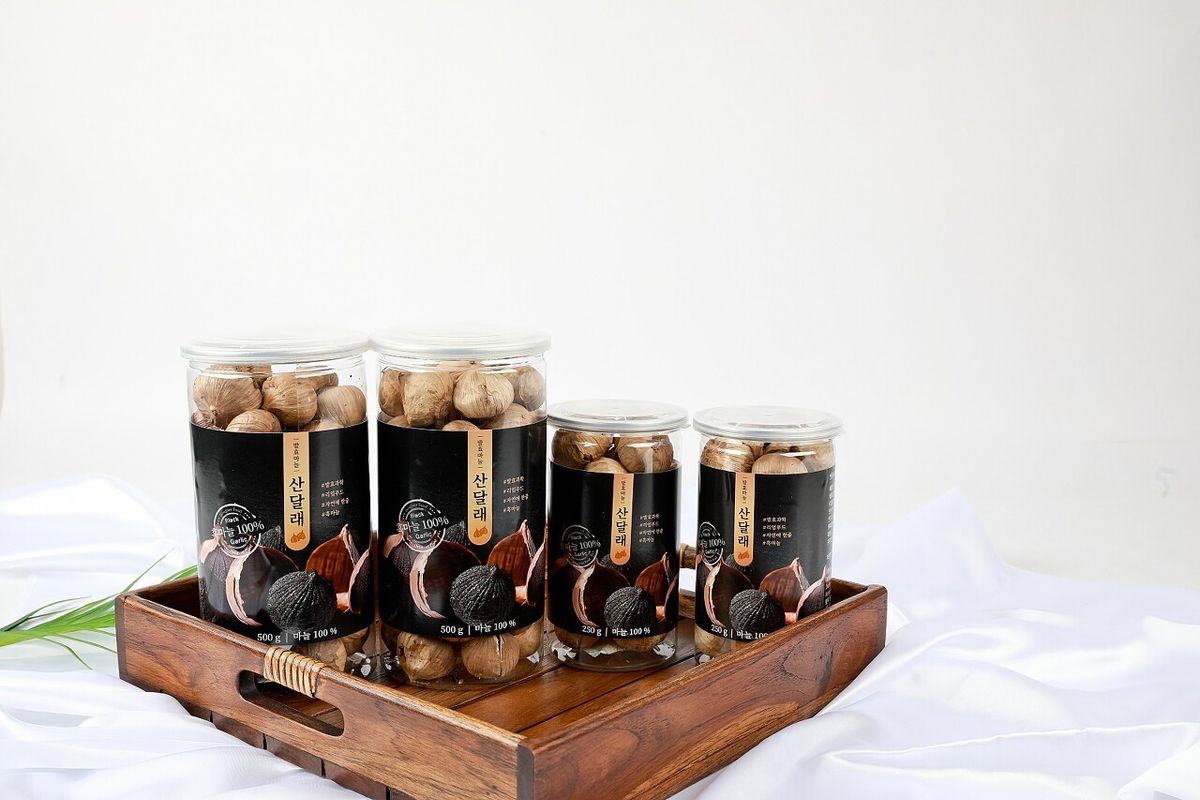 산달래 흑마늘 — 껍질을 벗기니까 속이 보였다